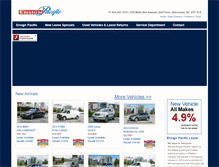 Tablet Screenshot of ensignpacific.com